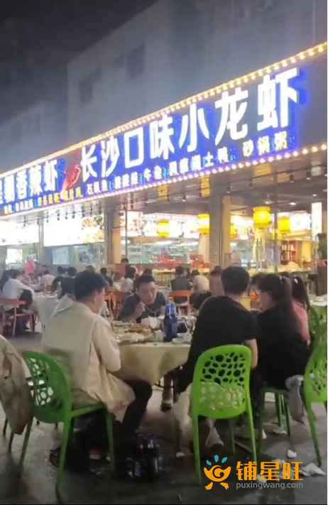 沙井沙头美食街大外摆餐饮店转让