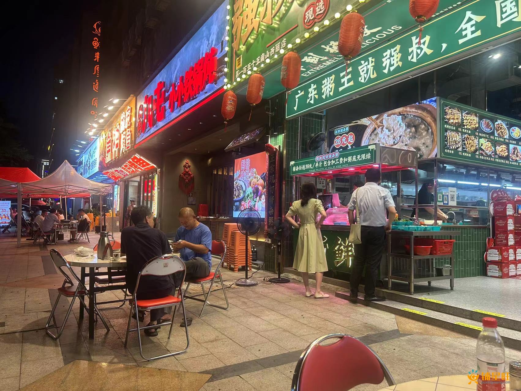 南山西丽可外摆临街餐饮店转让
