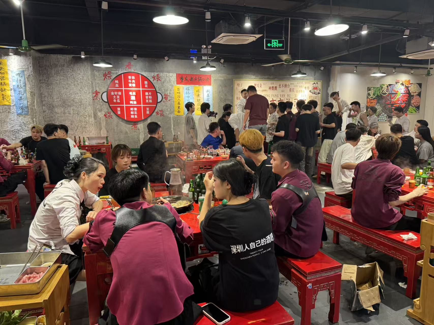 宝安新安海雅食街大外摆火锅店转让