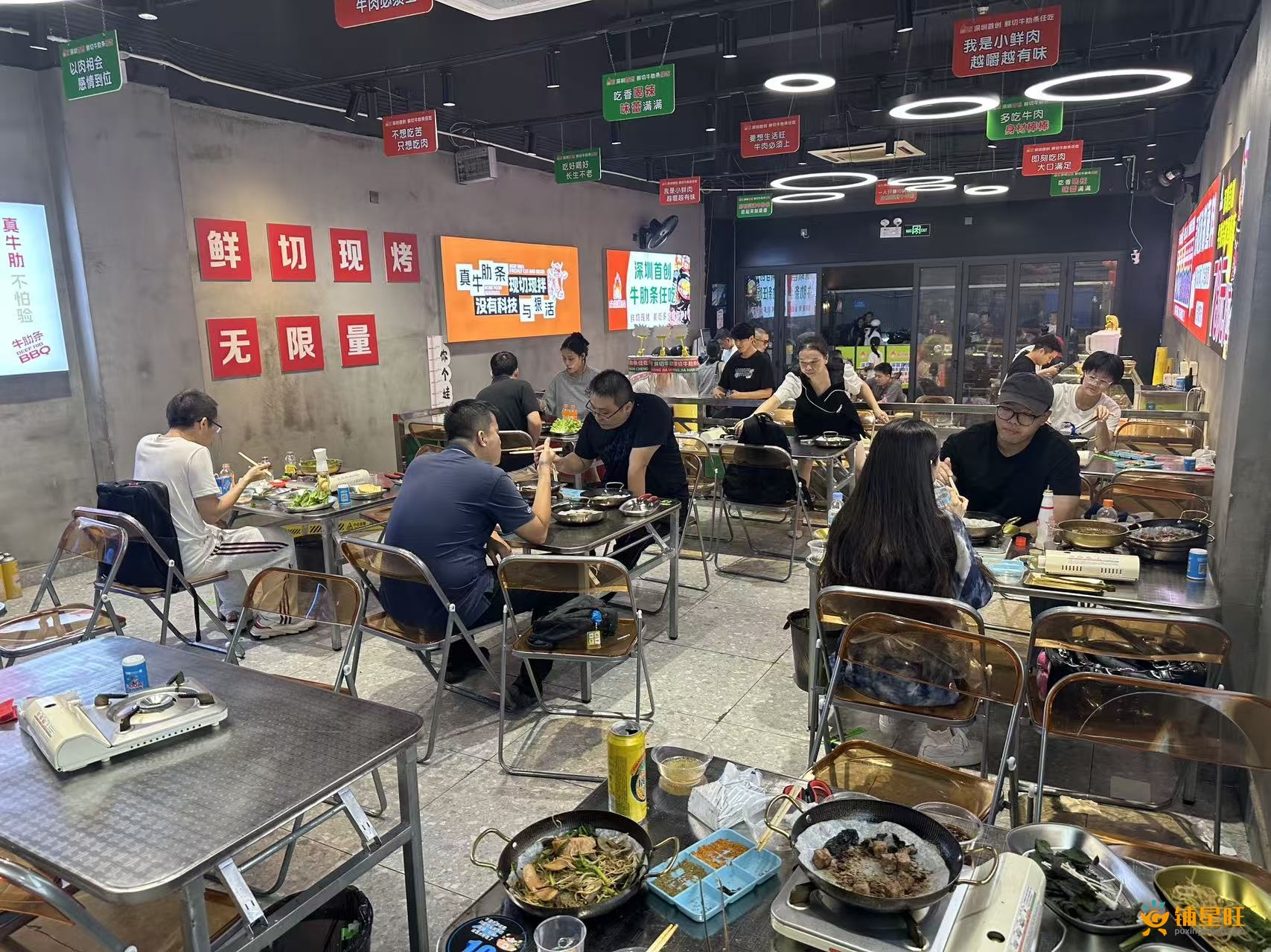 福田八卦岭餐饮食街大外摆店铺转让