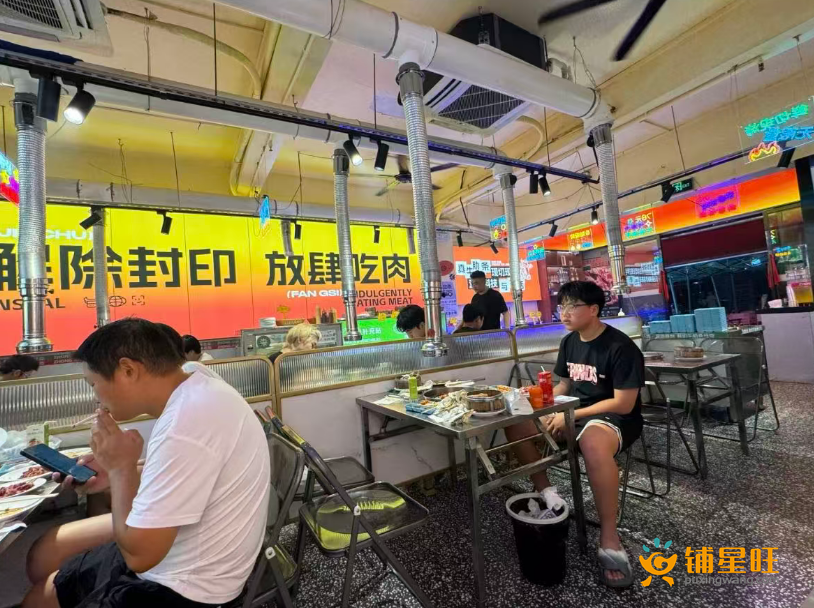 南山南油知名餐饮夜宵街超大外摆店铺转让